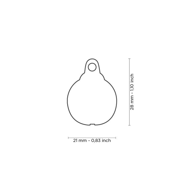 Médaille pour chat et petit chien Charms Coccinelle Petite