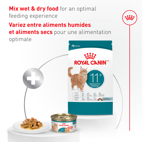 ÂGÉ 11+ FINES TRANCHES EN SAUCE – nourriture en conserve pour chats, 85 g, (3 oz)