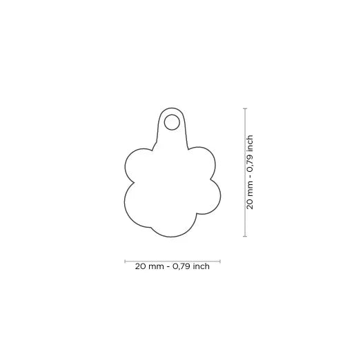 Médaille Classic Patte Blanche