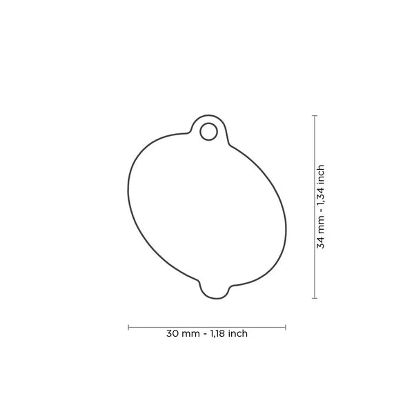 Médaille pour chien Food Beigne