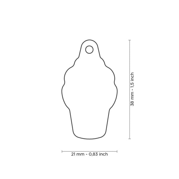 Médaille pour chien Food Crème glacée