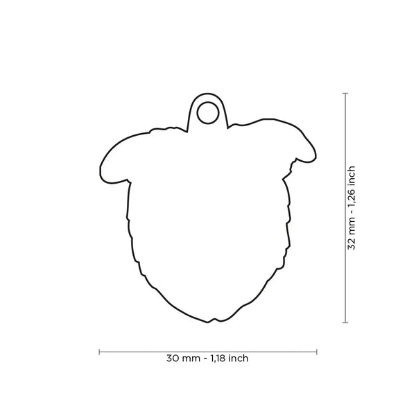 Médaille pour chien Friends Border Colley