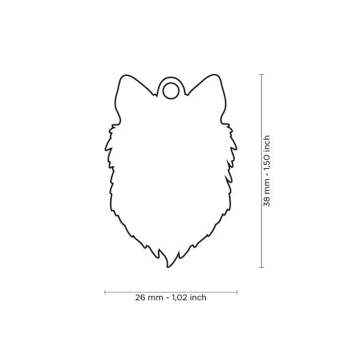 Médaille pour chien Friends Colley