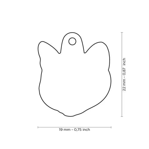 Médaille pour chat Friends chat Européen