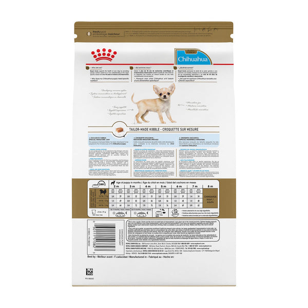 CHIOT CHIHUAHUA – nourriture sèche pour chiots, 1.1 kg, (2.5 lb)