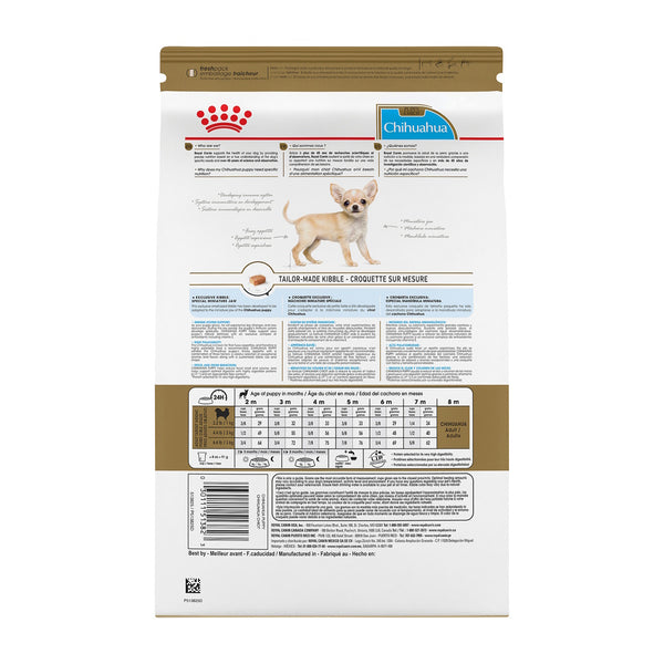 CHIOT CHIHUAHUA – nourriture sèche pour chiots, 1.1 kg, (2.5 lb)