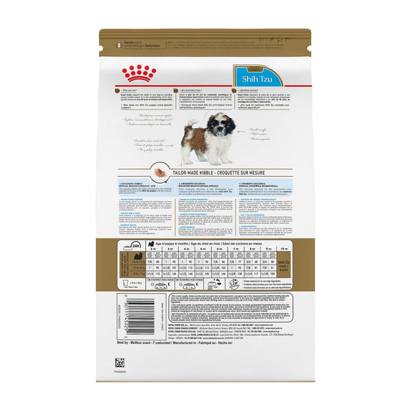 CHIOT SHIH TZU – nourriture sèche pour chiots, 1.1 kg, (2.5 lb)