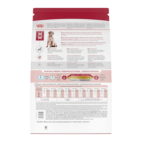 MOYEN ADULTE 7+ - nourriture sèche pour chiens, 13,6 kg (30lb)