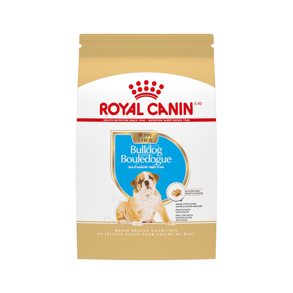 CHIOT BOULEDOGUE – nourriture sèche pour chiots, 13.6 kg, (30 lb)