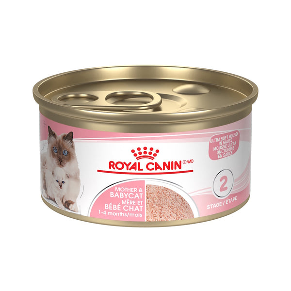 MÈRE ET BÉBÉ CHAT MOUSSE ULTRA TENDRE – nourriture en conserve pour chatons