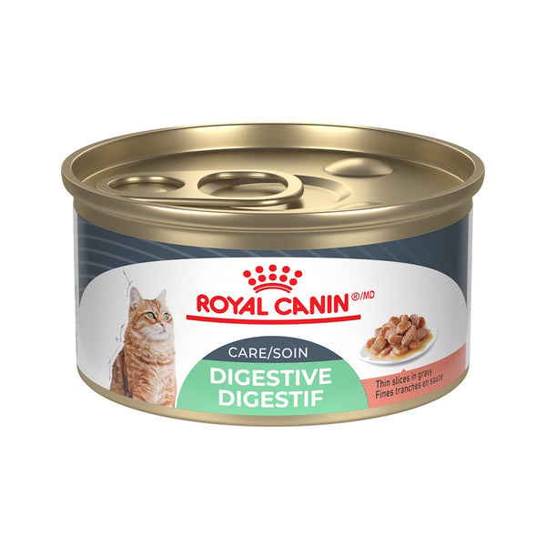SOIN DIGESTIF FINES TRANCHES EN SAUCE – nourriture en conserve pour chats - Emballage de 12 boîtes, 85 g, (3 oz)
