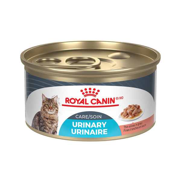 SOIN URINAIRE FINES TRANCHES EN SAUCE – nourriture en conserve pour chats - Emballage de 12 boîtes, 85 g, (3 oz)