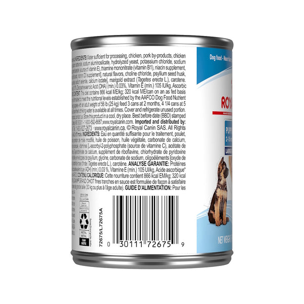 GRAND CHIOT FINES TRANCHES EN SAUCE – nourriture en conserve pour chiots, 370 g, (13 oz)