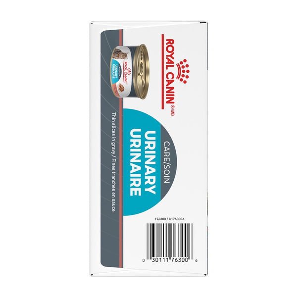 SOIN URINAIRE FINES TRANCHES EN SAUCE – nourriture en conserve pour chats - Emballage de 12 boîtes, 85 g, (3 oz)