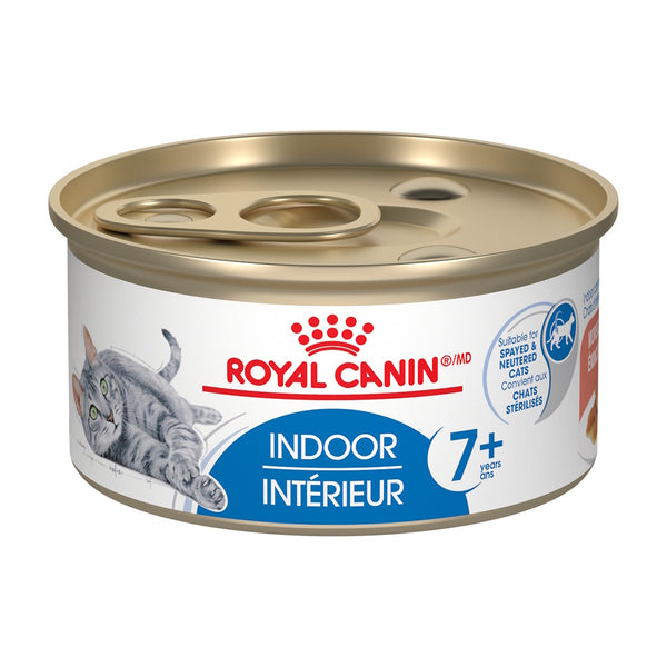 CHATS INTÉRIEUR 7+ ÉMINCÉS EN SAUCE – nourriture en conserve pour chats, 85 g, (3 oz)