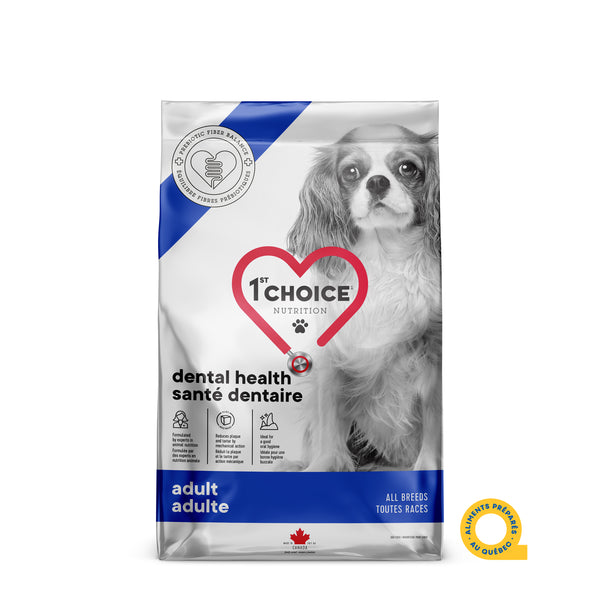 Nourriture pour chien adulte, toutes races, santé dentaire - poulet