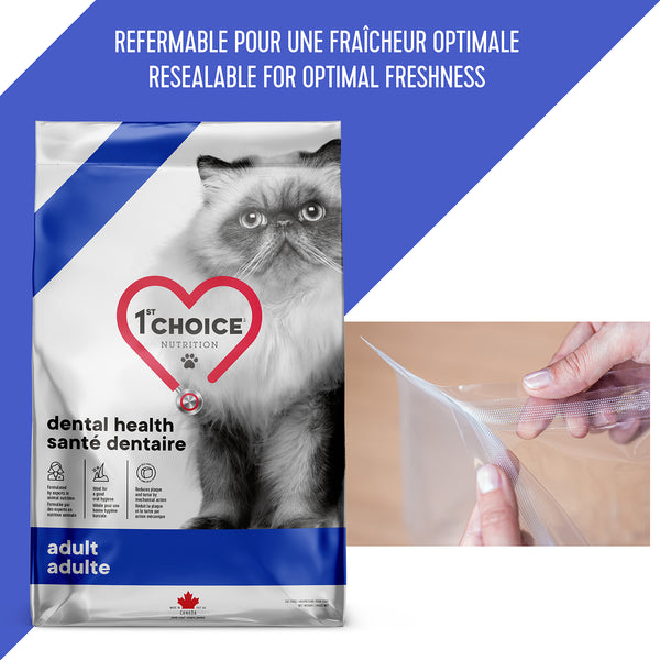 Nourriture pour chat adulte, santé dentaire - poulet