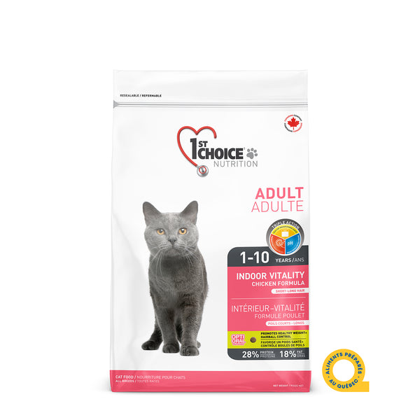 Nourriture pour chat adulte, intérieur vitalité - poulet