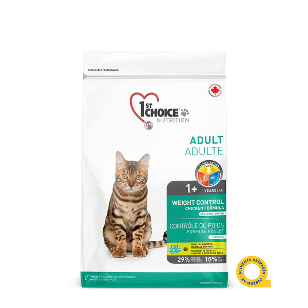 Nourriture pour chat adulte, contrôle du poids - poulet