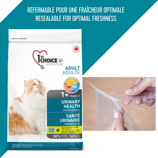 Nourriture pour chat adulte, santé urinaire - poulet - Animatout