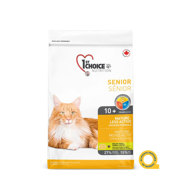 Nourriture pour chat, mature et moins actif - poulet