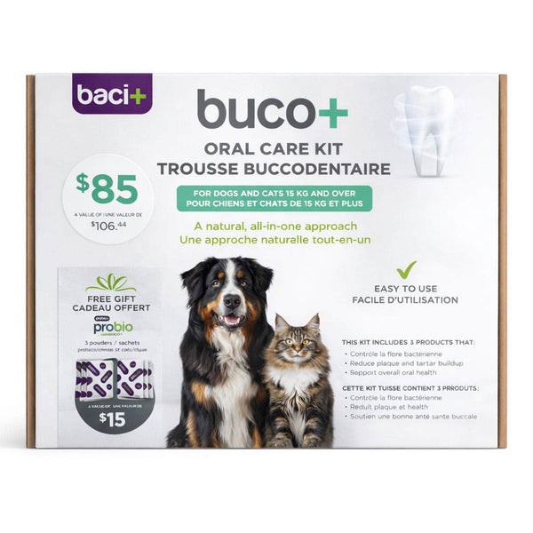Buco+ Trousse Buccodentaire pour moyen et grand chien