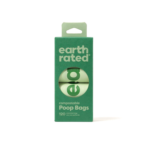 120 sacs compostables sur 8 rouleaux de recharge - Non parfumées