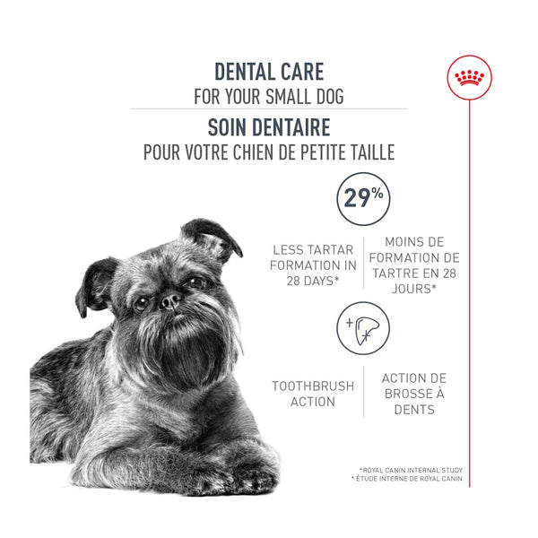 PETIT SOIN DENTAIRE – nourriture sèche pour chiens