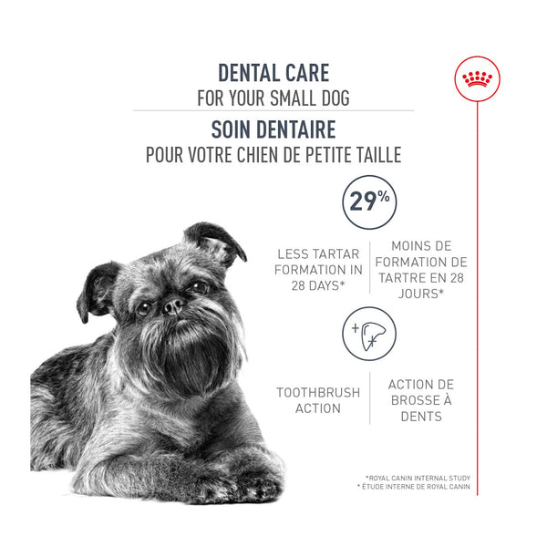 PETIT SOIN DENTAIRE – nourriture sèche pour chiens