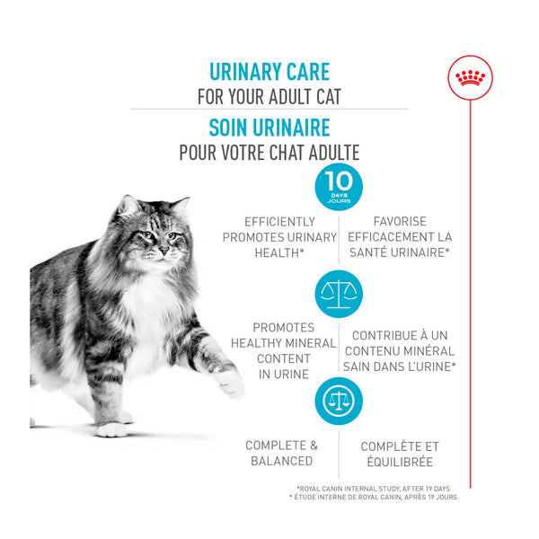 SOIN URINAIRE – nourriture sèche pour chats