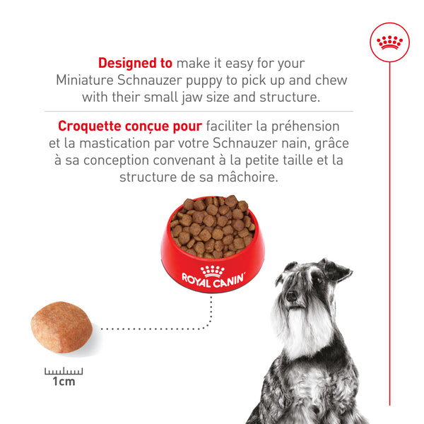 SCHNAUZER NAIN ADULTE – nourriture sèche pour chiens, 4.5 kg, (10 lb)