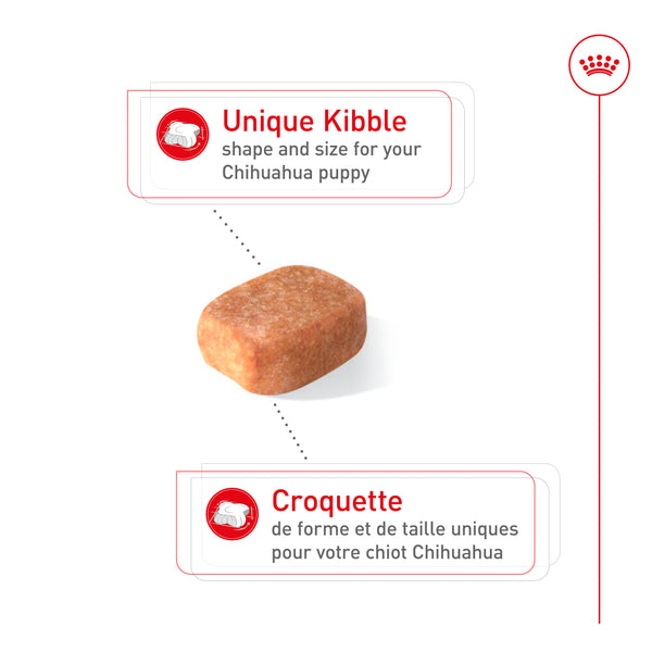 CHIOT CHIHUAHUA – nourriture sèche pour chiots, 1.1 kg, (2.5 lb)