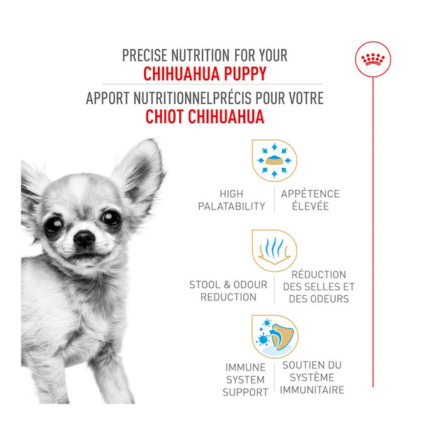 CHIOT CHIHUAHUA – nourriture sèche pour chiots, 1.1 kg, (2.5 lb)