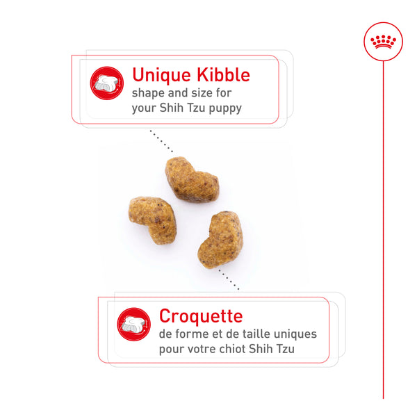 CHIOT SHIH TZU – nourriture sèche pour chiots, 1.1 kg, (2.5 lb)