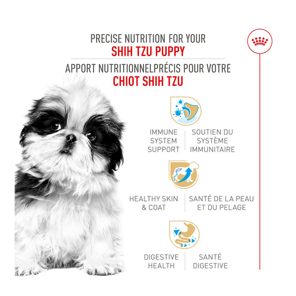 CHIOT SHIH TZU – nourriture sèche pour chiots, 1.1 kg, (2.5 lb)