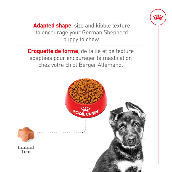 CHIOT BERGER ALLEMAND – nourriture sèche pour chiots, 13.6 kg, (30 lb)