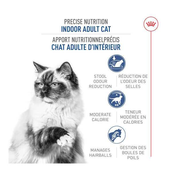 ADULTE INTÉRIEUR – nourriture sèche pour chats