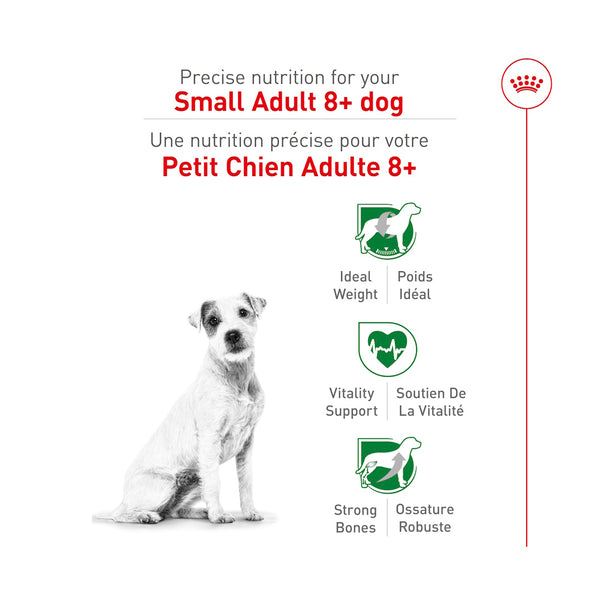PETIT ADULTE 8+ – nourriture sèche pour chiens