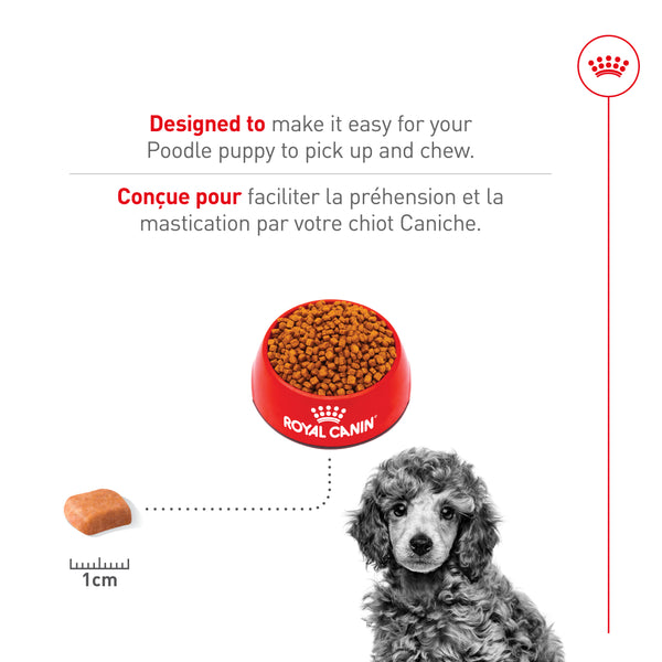 CHIOT CANICHE – nourriture sèche pour chiots, 1.1 kg, (2.5 lb)