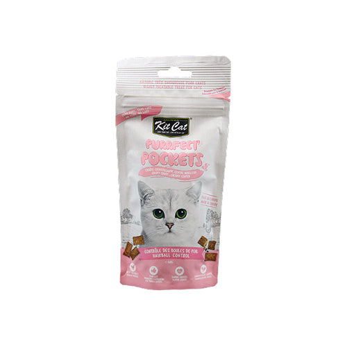 Gâterie pour chats Purrfect Pockets contrôle des boules de poil 60 g