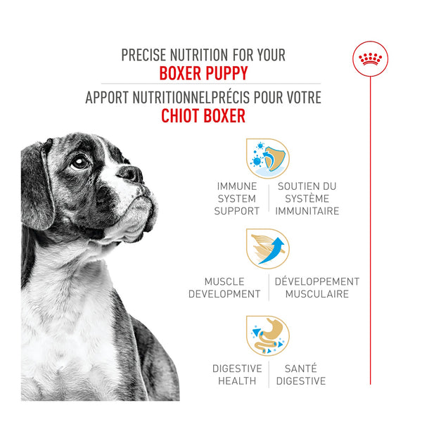CHIOT BOXER – nourriture sèche pour chiots, 13.6 kg, (30 lb)