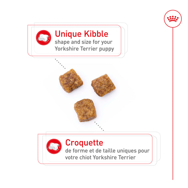 CHIOT YORKSHIRE TERRIER – nourriture sèche pour chiots, 1.1 kg, (2.5 lb)