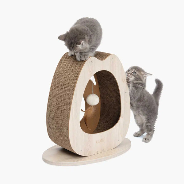 Griffoir en carton et bois pour chats Catit PIXI, modèle large