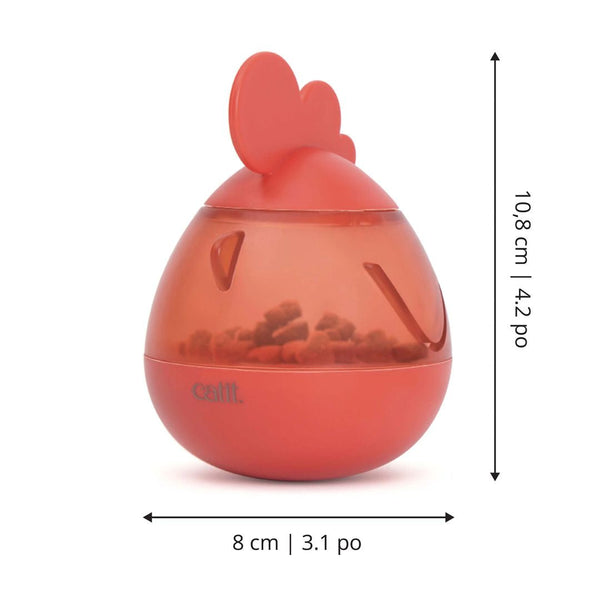 Distributeur de gâteries pour chats  Catit PIXI, coq