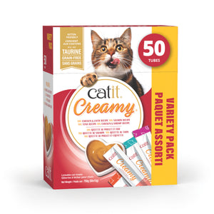 Gâteries crémeuses pour chat creamy à lécher, mélange assorti - Animatout
