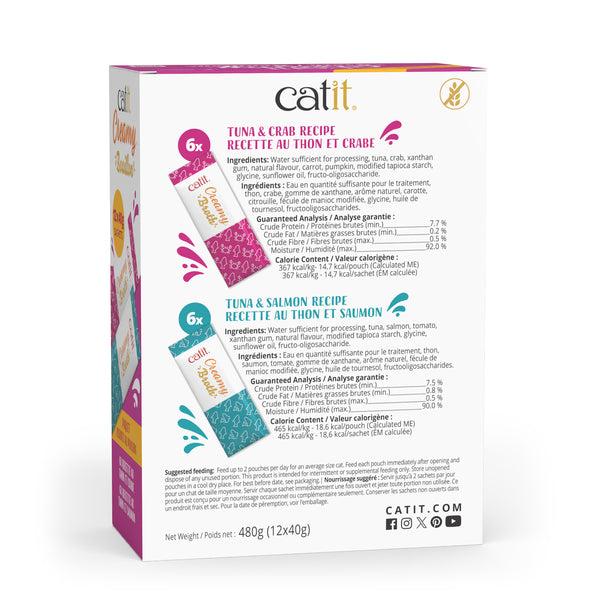 Nourriture humide pour chat bouillon assortis thon paquet 12