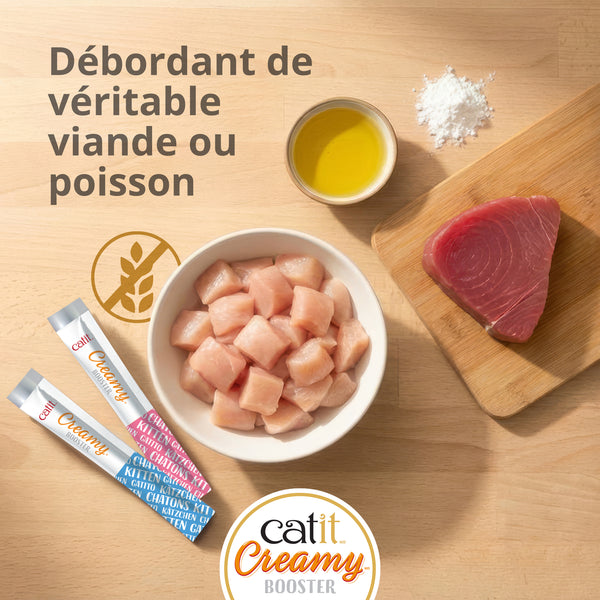 Gâteries pour chat booster thon chaton paquet 5