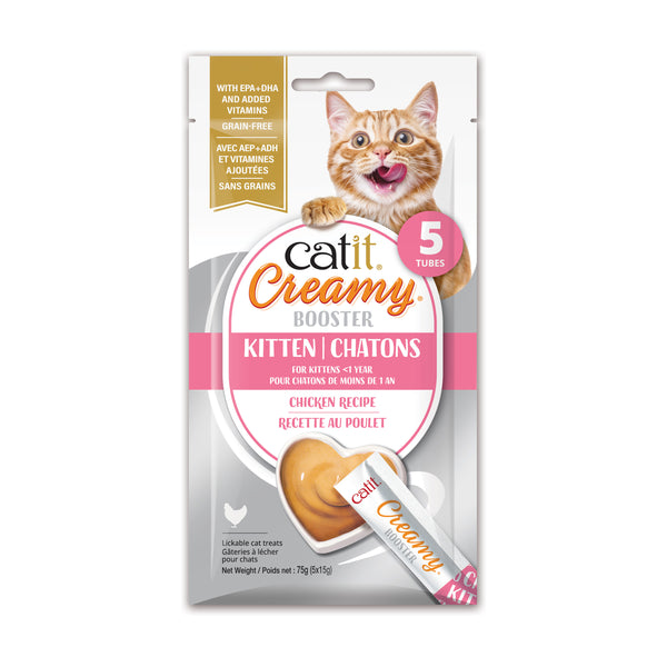 Gâteries pour chat booster poulet chaton paquet 5