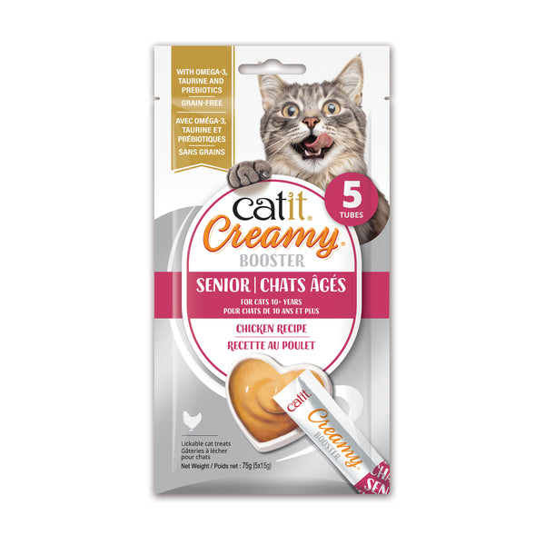 Gâteries pour chat booster poulet senior paquet 5