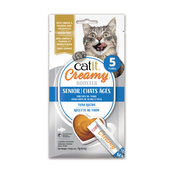 Gâteries pour chat booster thon senior paquet 5